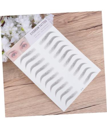 Gogogmee 2pcs 3d Stickers 3d Brow Stickers Brow Shaper Brow Tool Water Proof Template 6d - Buy Online on SooperMarket.com