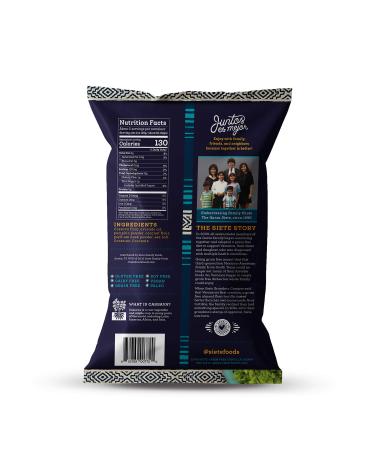 Siete Grain-Free Tortilla Chips 5oz (Pack of 3) - Gluten-Free, Whole30, Paleo, Vegan, Non-GMO - Salted Dip Chips - Buy Online on SooperMarket.com