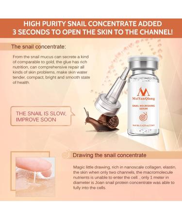 Trendyfave Snail Serum Snail Mucin Serum Nourishing Face Serum for Women Skin Repair Serum Reduce Wrinkles & Dark Spots Hydrating Firm Lift Restore Elasticity Facial Skincare - Buy Online on SooperMarket.com