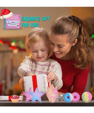 Bath Bombs Unicorn Gift Set - 7PCS with Essential Oils, Perfect Valentines' Day & Birthday Gift for Girls & Women - Buy Online on SooperMarket.com