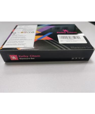 Manicure Set - 18-Piece Professional Nail & Pedicure Kit | Stainless Steel Tools with Leather Travel Bag (Black Red) - Ideal for International Shipping - Buy Online on SooperMarket.com