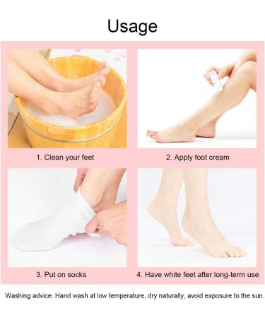 Buy 2 Pairs of Sips Peeling Moisturizing Socks - Elastic Anti-Cracking Foot Care Rejuvenating Skin Protection (Size S - 33-35) | International Shipping - Buy Online on SooperMarket.com