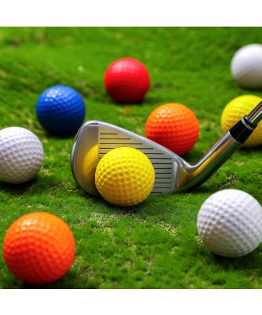 120 Pack Foam Golf Practice Balls - Realistic Feel, Limited Flight Training Balls for Indoor/Outdoor Use - Multi Colored Soft Balls for Golf Parties - Buy Online on SooperMarket.com