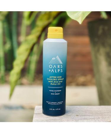 Oars + Alps After Sun Cooling Spray with Aloe Vera and Niacinamide - Green Tea Scent (6 Oz) - Buy Online on SooperMarket.com