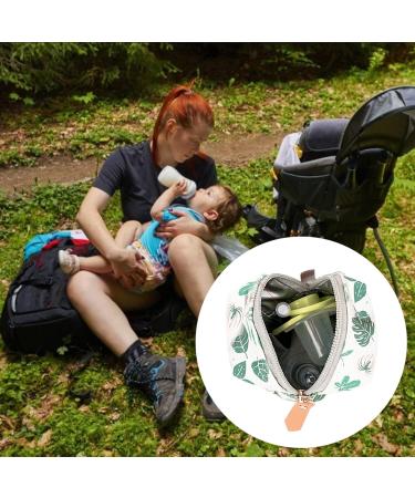 Nupaque Baby Pacifier Box | Pacifier Holder Bag with Clip | For 2 Pacifiers | Ideal for Diaper Bag Pram & Outdoor Trips | Green - Buy Online on SooperMarket.com