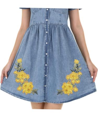 Operitacx 8 Pcs Embroidery Appliqu 3d Embroidered Applique Diy Craft Cloth Patches Crafts Wedding Dress - Buy Online on SooperMarket.com