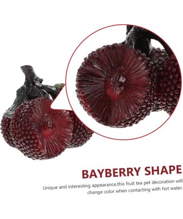 Zerodeko Tea Pet Kids Toys Lifelike Persimmon Ornament Avocado Statue Exquisite Desktop Decor Discoloring Fruit Statue Lychee Fruit Decorative Desktop Decor Ornaments Resin Personality As Shown 7X6X6cm - Buy Online on SooperMarket.com