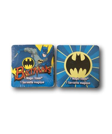 DC Comics Batman Magic Towel Washcloth Bundle - 2 Count