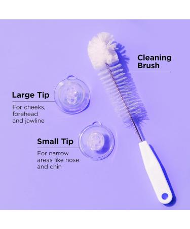 GLOfacial Tips Replacement Kit - Large & Small Tips + Cleaning Brush for Perfect Skin Care - Buy Online on SooperMarket.com