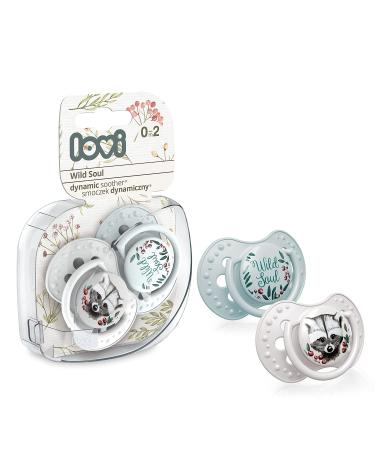 LOVI Dynamic Pacifier 0-2 Months | BPA-Free Silicone | Wild Soul Boy - Comfort & Safety for Your Baby - Buy Online on SooperMarket.com