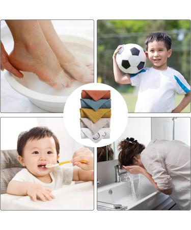 GVSAVY Set of 5 Kids Crepe Small Towelettes - Baby Bibs and Multi-Use Cloth Towels - Buy Online on SooperMarket.com