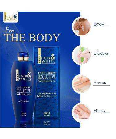 FAIR & WHITE Exclusive Whitenizer Body Lotion - 17 Fl oz / 500 ml - Buy Online on SooperMarket.com