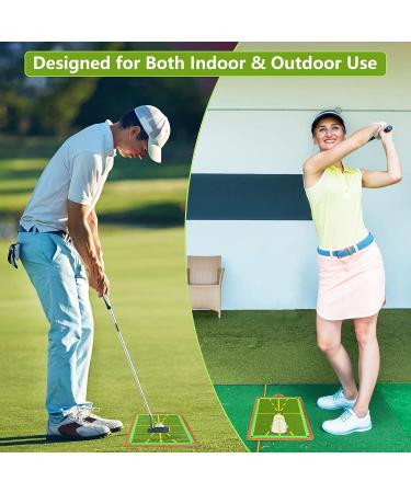 Golf Training Mat for Swing Detection  Path Visual Feedback Golf Swing Mat  Premium Golf Impact Mat  Path Feedback Golf Practice Mats  Advanced Golf Hitting Mat for Indoor/Outdoor - Buy Online on SooperMarket.com