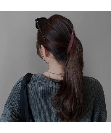6Pcs Banana Ponytail Holder Clip Fashionable Large Banana Hair Clip Strong Hold Ponytail Banana Clips Vintage Comb Banana Clips for Women Girls - Buy Online on SooperMarket.com