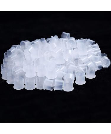 500pcs Small Plastic Disposable Ink Cups with Base - 11mm Microblading Makeup Pigment Caps for Ink Kits Supplies - Buy Online on SooperMarket.com
