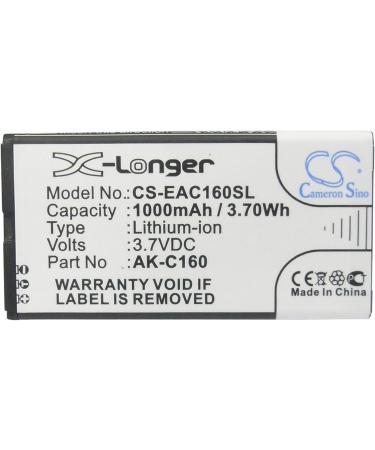 1000mAh Replacement Battery for Emporia AK-C160 C160_001_RD & ECO | High-Quality International Shipping - Buy Online on SooperMarket.com