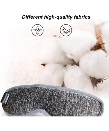 Heated Eye Mask for Dry Eyes | Portable Elastic Eye Compress | Relieve Fatigue & Eye Bags - 42 Massage - Buy Online on SooperMarket.com