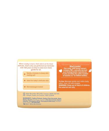 Johnson's Baby Honey Soap Duo Pack - Gentle 2 x 90g | International Shipping Available - Buy Online on SooperMarket.com