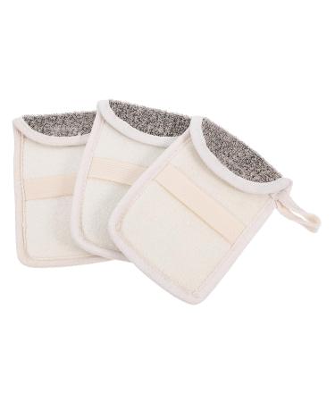 Baluue 6 Pcs Handmade Soap Storage Bag Deep Cleanse Bar Soap Sponge Foam Soap Natural Soaps Flax Black