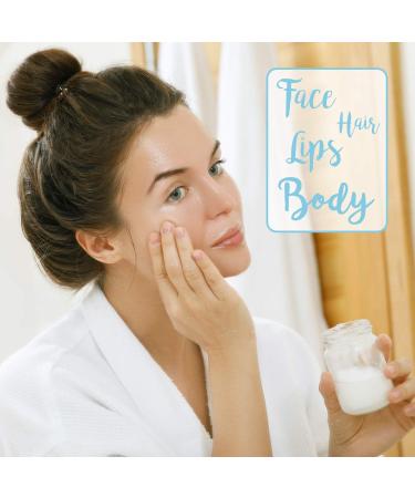 Organic Extra Virgin Coconut Oil for Cooking, Baking, Hair & Skin | 500ml Glass Jar | Cold-Pressed Raw Coconut Oil - TheHealthyTree - Buy Online on SooperMarket.com