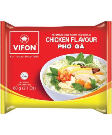 Vifon Vietnamese Style Instant Rice Noodles Beef & Chicken Flavour (Pho Bo & Pho Ga) 60g (Pack of 20) - Buy Online on SooperMarket.com