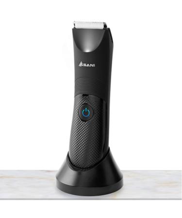 Upkeeper Body Hair Trimmer for Men - No-Nick Body Groomer for Men with Ceramic Blade and Bright LED Light - Rechargeable and Waterproof Body Shavers for Men Groin Hair Trimmer for Wet and Dry Shaving