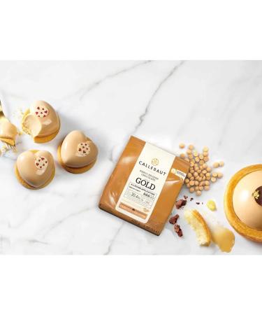 Callebaut | Gold 30.4% Finest Belgian Caramel Chocolate Couverture Callets | 1x400g - Buy Online on SooperMarket.com