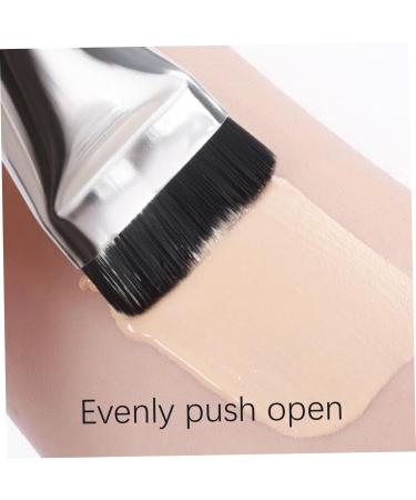 Flat Brush 5.4'' Flat Makeup Brush Thin Blade Liquid Brush Soft Bristles Contour Brush Concealer Brush for Streak-Free Coverage Natural Finish Liquid Brush - Buy Online on SooperMarket.com