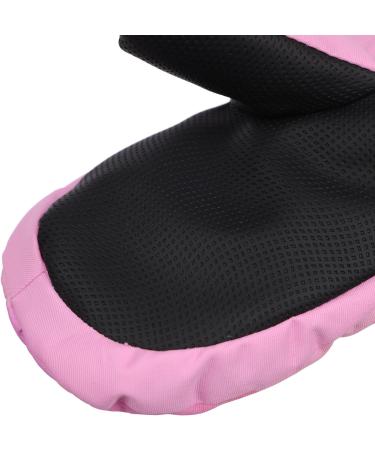 Waterproof Kids Mittens - Thermal Fleece Lined Winter Gloves for Age 7-9 Boys Girls - Pink - Ideal for Skiing, Snowboarding, Cycling - FAYHIJUN - Buy Online on SooperMarket.com