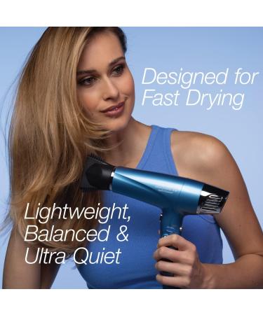 BaBylissPRO Nano Titanium Dual Ionic Lightweight High Speed Hairdryer with 2 Nozzles Diffuser and Straightening pick Black - Buy Online on SooperMarket.com