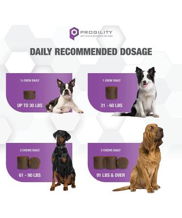 Nootie PROGILITY Daily Soft Chew Supplements for Dogs - Calming, Hip & Joint, Multivitamin, Urinary, Skin and Coat - 90 ct - Buy Online on SooperMarket.com
