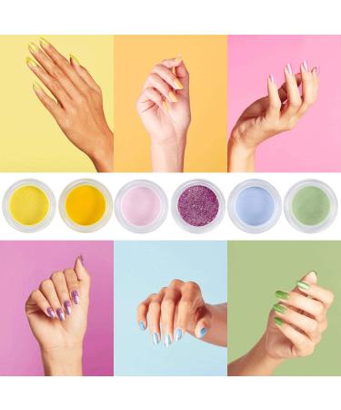 JOSLOVE Acrylic Nail Kit: 9 Colors Powder, Liquid Monomer, 5 Brushes - Beginner Set (S02) - Buy Online on SooperMarket.com