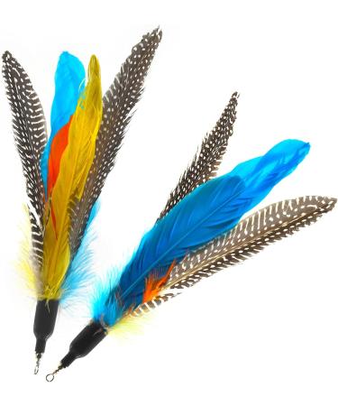 onebarleycorn Cat Toys Feather Refills for Cat Wand Toys Interactive include Replacement Feathers 1 Count (Pack of 1) - Buy Online on SooperMarket.com