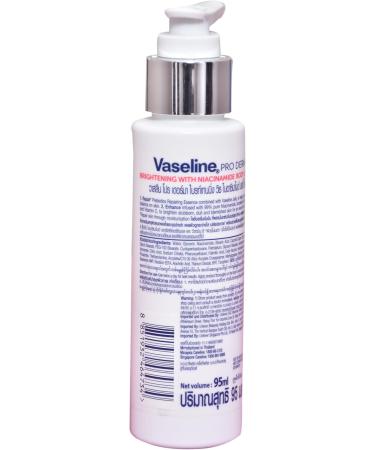Vaseline Pro Derma Brightening With Niacinamide Body Lotion 3 for Dull & Uneven skin with Niacinamide Hexylresorcinol and Vitamin C 95ML - Buy Online on SooperMarket.com