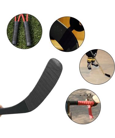 JORTMRD Ice Hockey Tape - Anti-Slip Handle Band for Hockey Sticks & Bats (2.5cm x 25m) - Black & Red - International Shipping Available - Buy Online on SooperMarket.com