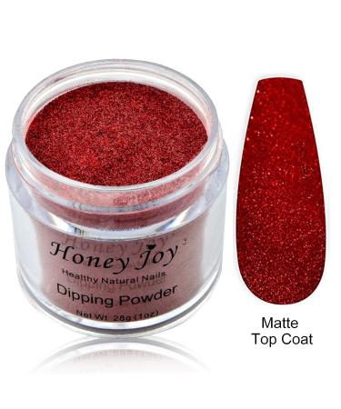 Dark Red Glitter Dipping Powder 28g/Box | No Lamp Cure, Natural Dry Like Gel Nails | Nail Salon Quality - No.29 HJ-ACG029 - Buy Online on SooperMarket.com