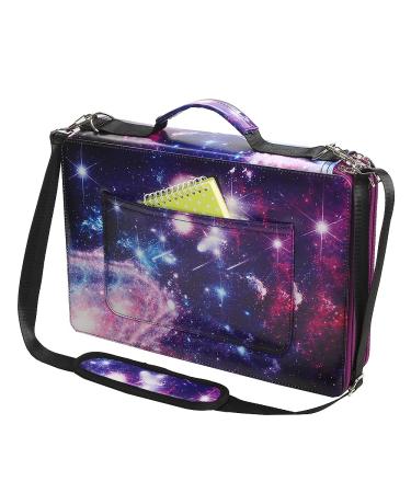 Lbxgap Portable Colored 384 Slots Pencil case Organizer with Printing Pattern for Prismacolor Watercolor Pencils Crayola Colored Pencils Marco Pencils Purple 384