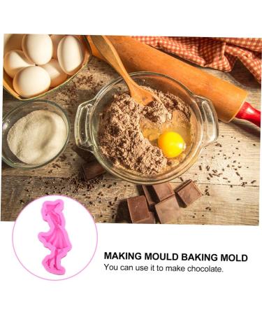 Cake Mold Dessert Kids Chocolate Chip Cookie Ornament Cupcake Baking DIY Baking Molds Chocolate Mold Jelly Candy Easy Ice Cube Trays Girl Baking Mold Candle 3D Decorate Silica Gel - Buy Online on SooperMarket.com