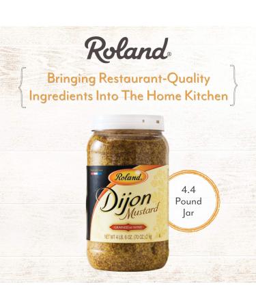 Roland Grained French Dijon Mustard 4.4lb - Specialty Imported Food - Buy Online on SooperMarket.com