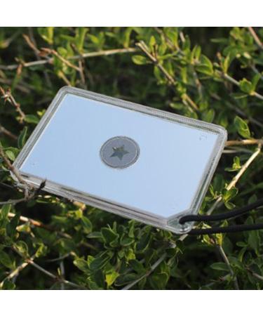 Lesunbak Rescue Mirror - Multifunctional Survival Signal Mirror for Outdoor Adventures | Portable Camping Tool for Backpacking - Buy Online on SooperMarket.com