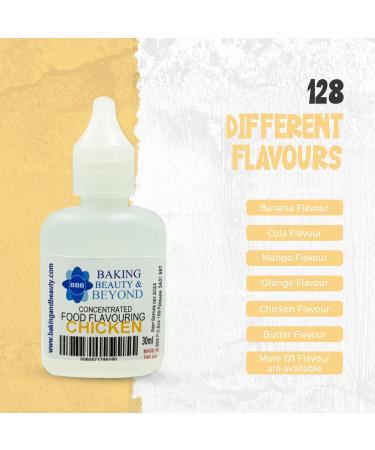 Baking Beauty and Beyond Concentrated Food Flavouring Oil - Dozen of Professional Quality Food Grade Flavouring Oil for Candy Making Baking Cooking Lip Balm and Lip Gloss - Chicken (100ml) - Buy Online on SooperMarket.com