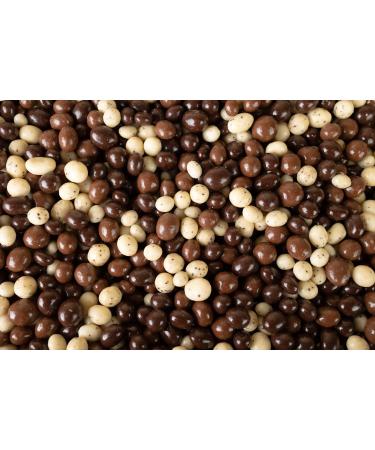 Chocolate Covered Espresso Beans Assortment - White, Milk, Dark | 1lb Bulk Candy - Buy Online on SooperMarket.com