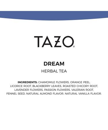 Tazo Dream Herbal Tea - 20 Tea Bags (1.41 oz) | Soothing & Relaxing Blend - Buy Online on SooperMarket.com