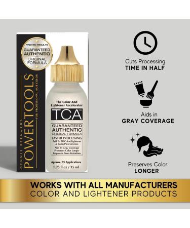 TCA Color and Lightener Accelerator | 100% Authentic Original Formula | All-Natural Oil Blend | 1 Fl Oz - Buy Online on SooperMarket.com