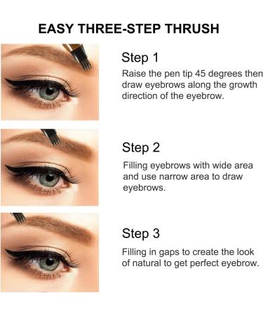 Buy BOOBEES Microblading Eyebrow Pencil - Effortless Black Brows with Micro-Fork Tip Applicator - International Shipping Available - Buy Online on SooperMarket.com