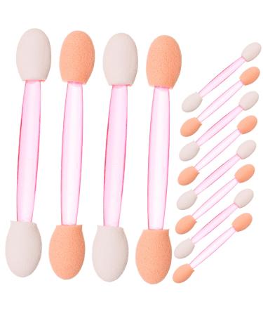 Gogogmee 100pcs Eye Shadow Stick Cosmetic Eyeshadow Brush Mini Makeup Sponge Para Comestic Emulsion Pink 6.20X0.50X0.50CM Pink