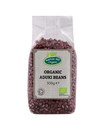 Organic Aduki (Adzuki) Beans 500g by Hatton Hill Organic - Free UK Delivery