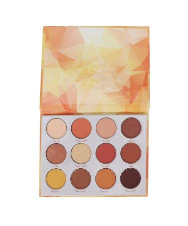 Makeup Palette Warm Tone Colors 12 Colors Eyeshadow Plattet for Wedding Party Office