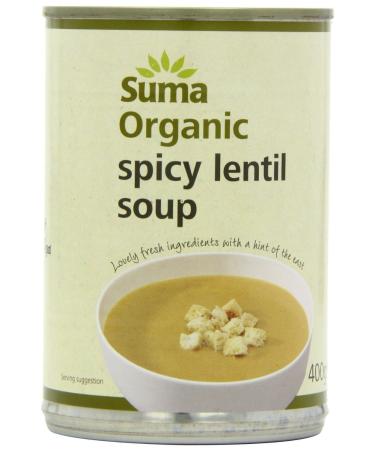 Suma Organic Spicy Lentil Soup 400g x12