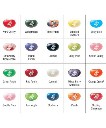 Jelly Belly 20-Pack Assorted Flavours Jelly Beans - Christmas & Holidays Candy - Vegan Candy Dairy Free Snacks Kosher Candy Gluten Free Bulk Candy Stocking Stuffers for Teens - Buy Online on SooperMarket.com